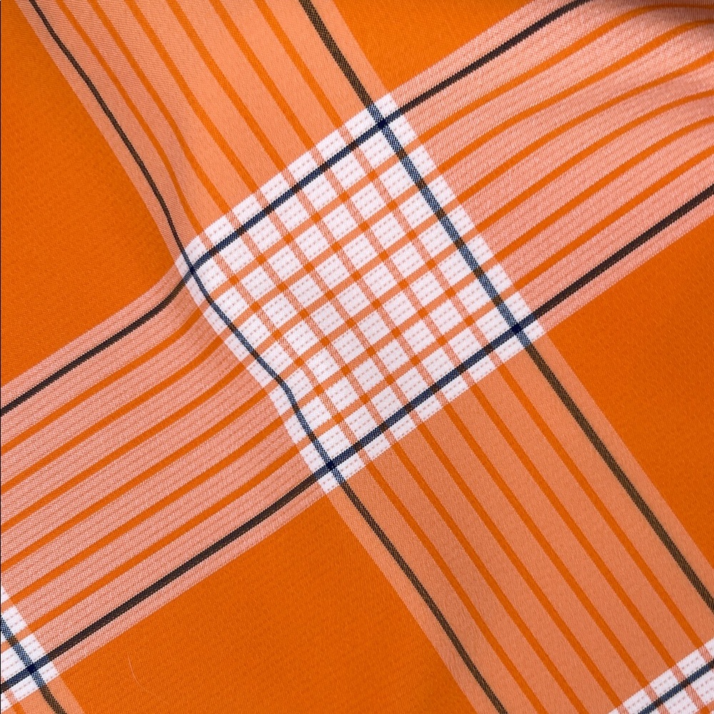 Slazenger Women's Orange Checkered Mini Skirt Size 6 GOLF - Picture 4 of 5